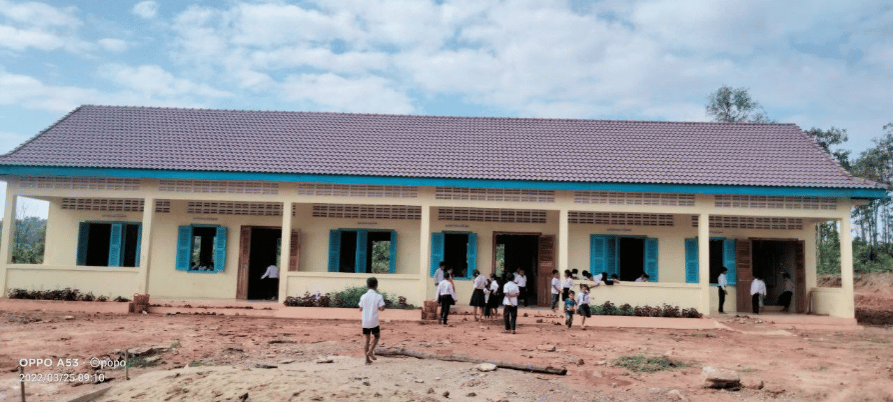 L'école Odeka au Cambodge financée par PARTAGE