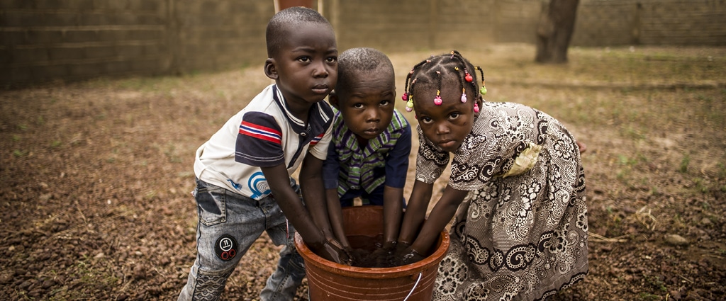 Enfants bénéficiaires de notre partenaire Keoogo au Burkina Faso