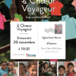 Le Choeur Voyageur et Partage Bordeaux organise un concert au profit des Cantines du Monde