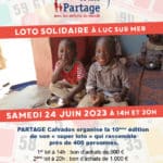 Loto solidaire à Luc-sur-Mer avec PARTAGE Calvados