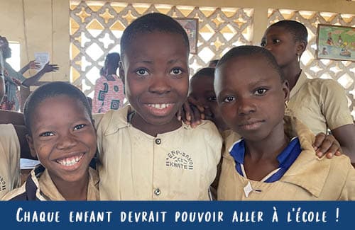 "Chaque enfant devrait pouvoir aller à l'école" - Enfants bénéficiaires du Bénin
