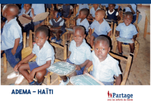 Photo d'Haïti de l'expo photos "Ecoles du Monde" de l'association PARTAGE