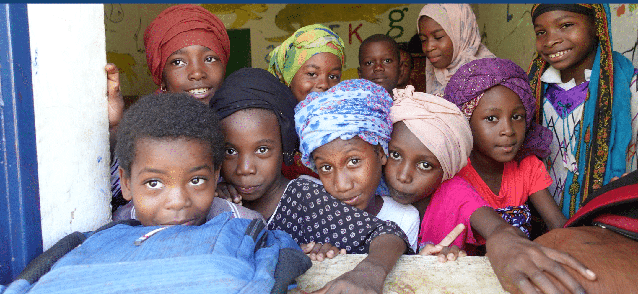 Enfants bénéficiaires de l'association PARTAGE en Union des Comores (photo prise en 2022)