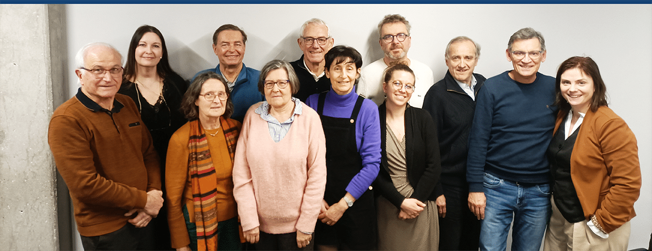 Membres du Conseil d'administration de l'association PARTAGE (photo prise le 9 février 2024)